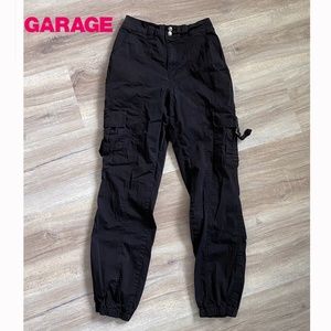 Garage Cargo Pants joggers black pants cargos Size PS Small teen work pants